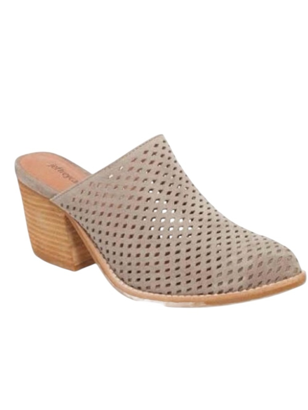 Jeffrey Campbell Favela Grey Taupe Suede  Womens Mules size 10